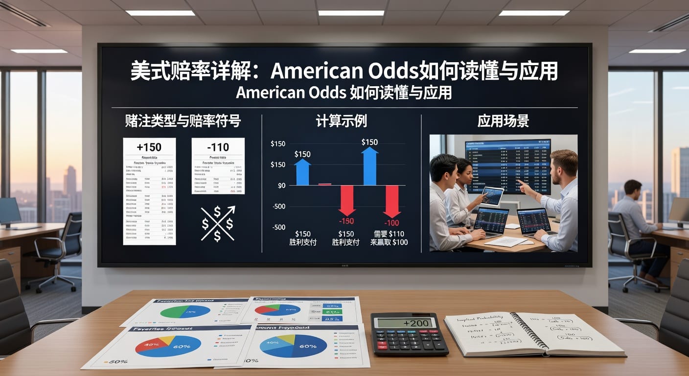 美式赔率 (American Odds) 深度解析：新手入门与实战策略 (2026年世界杯投注)