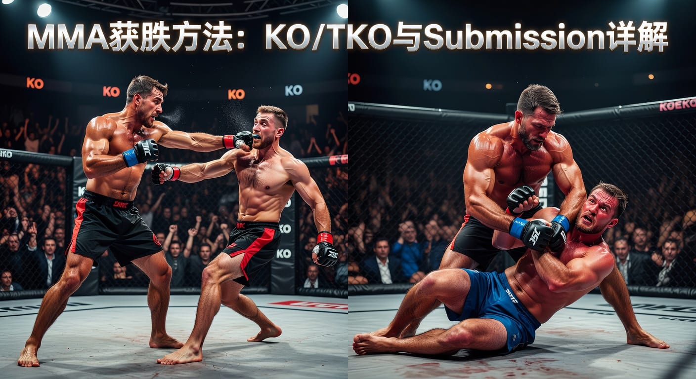 MMA方法 method of victory KO/TKO Submission｜亚博体育APP